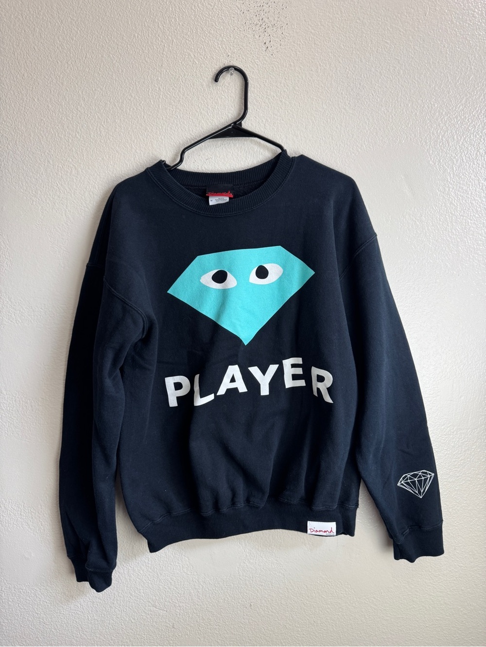 Diamond Supply Co Player Crewneck Sweatshirt Size Medium